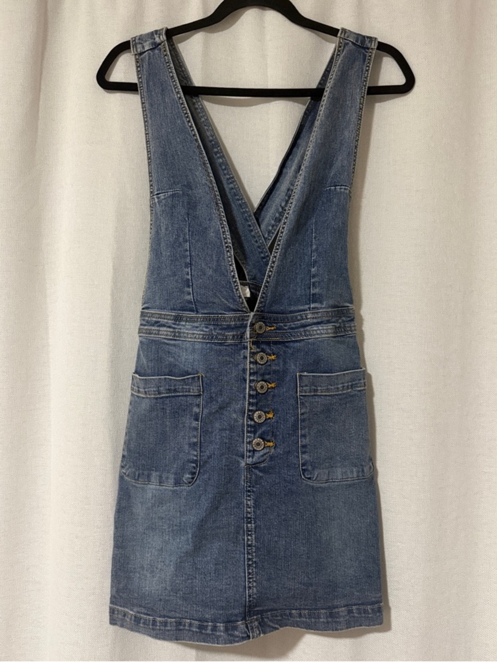 Denim Overall Dress